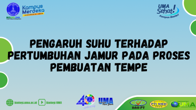 Pengaruh Suhu Terhadap Pertumbuhan Jamur Pada Proses Pembuatan Tempe